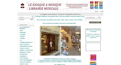 Desktop Screenshot of lekiosqueamusique.com
